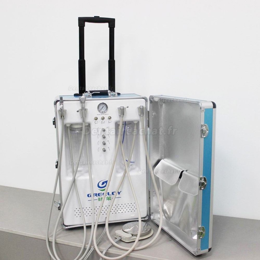 Greeloy® GU-P204S unité (cart) dentaire portable avec compresseur d'Air